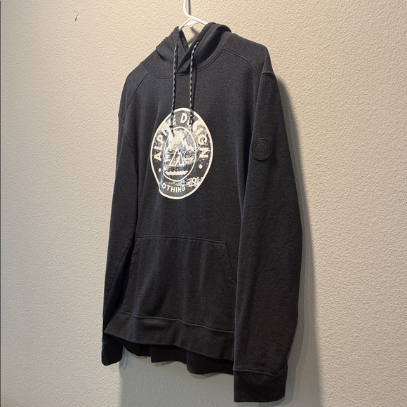 Alpine Design Men's Charcoal Hoodie - Picture 6 of 7